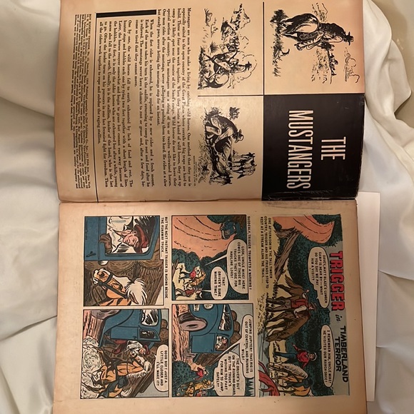 Antique 1954 mint ROY ROGERS TRIGGER COMIC BOOK - Picture 6 of 8